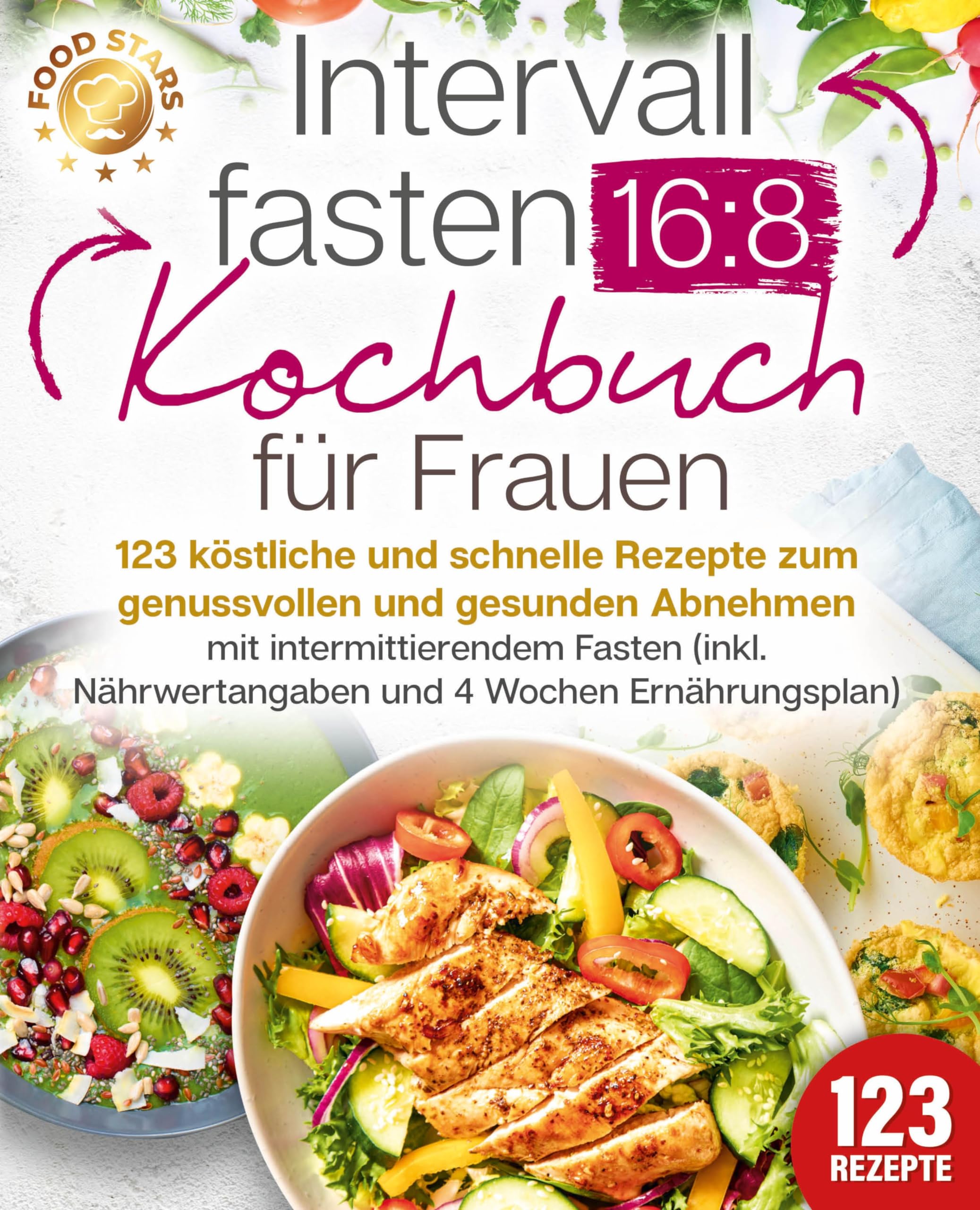 Intervallfasten 16:8 Kochbuch für Frauen: 123 köstliche und schnelle Rezepte zum genussvollen und gesunden Abnehmen mit intermittierendem Fasten (inkl. Nährwertangaben und 4 Wochen Ernährungsplan) Leisure, Home & Garden