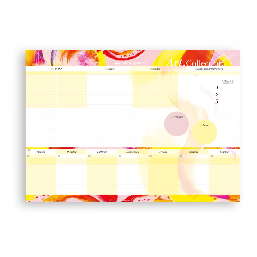 Schreibtischunterlage aus Papier DIN A2| 50 Blatt zum Abreißen aus der Art.Collection von Stay Inspired Business, Finance & Career