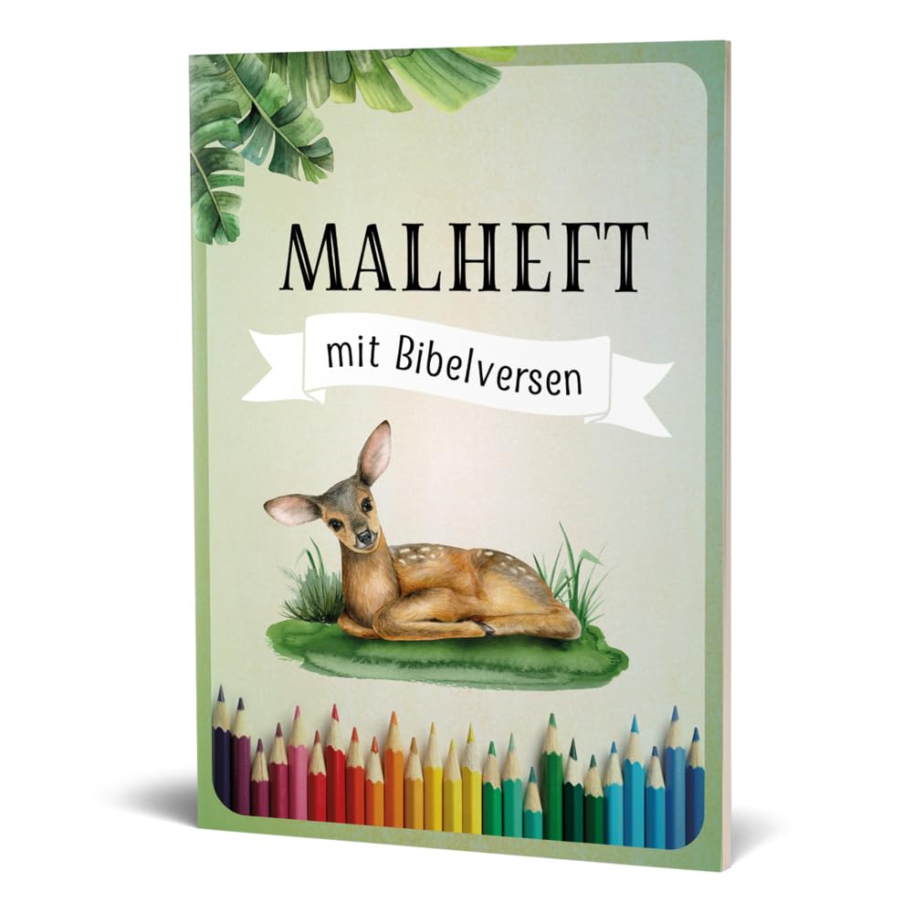 Malheft mit Bibelversen: Zum Ausmalen und Auswendiglernen Leisure, Home & Garden