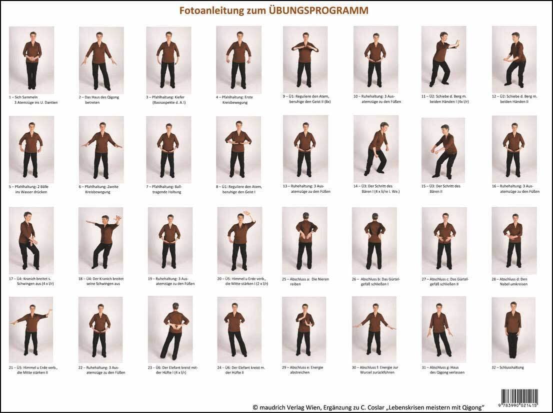 Qigong-Übungsprogramm: Fotoanleitung zum Buch „Lebenskrisen meistern mit Qigong“ Health, Nutrition & Fitness