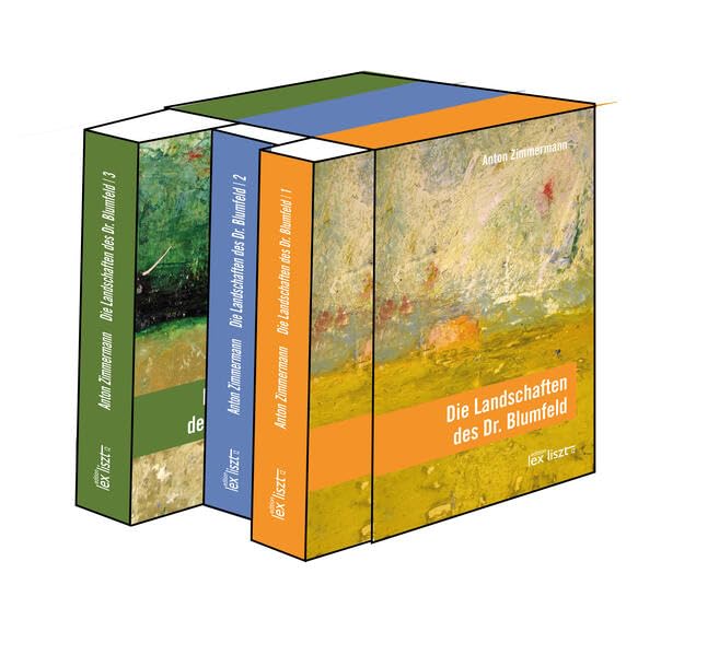 Die Landschaften des Dr. Blumfeld: 3 Bände in Kassette Contemporary literature