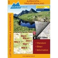 Luftbildpanorama & Wanderkarte - Apbachtal - Tiroler Seenland: Wandern, Biken, Information Leisure, Home & Garden