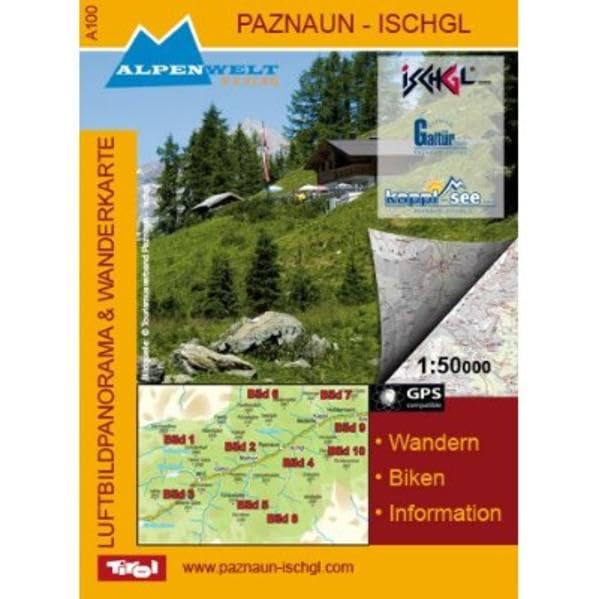 Paznaun - Ischgl 1 : 50 000 Wanderkarte & Luftbildpanoramakarte Leisure, Home & Garden