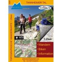 Tannheimer Tal 1 : 25 000 Topographische Wanderkarte: Wandern, Biken, Information. GPS compatible book