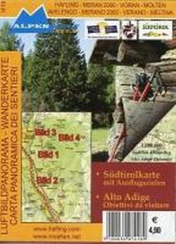 Luftbildpanorama & Wanderkarte - Hafling - Meran 2000 - Vöran - Mölten: Südtirolkarte mit Ausflugszielen Leisure, Home & Garden