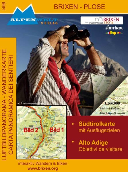 Brixen-Plose: Luftbildpanorama und Topografie Leisure, Home & Garden