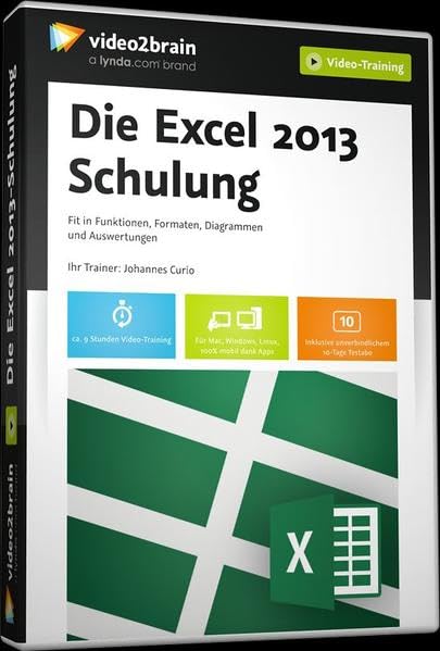 Die Excel 2013 Schulung - Fit in Funktionen, Formaten, Diagrammen und Auswertungen Other software