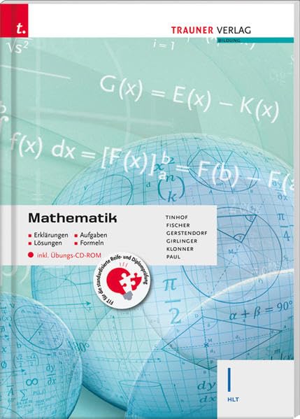 Mathematik I HLT inkl. digitalem Zusatzpaket - Erklärungen, Aufgaben, Lösungen, Formeln Study Guides