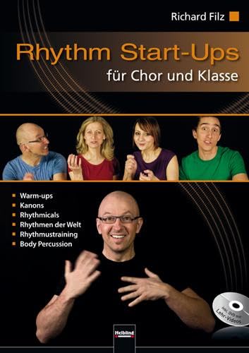Rhythm Start-Ups für Chor und Klasse: inkl. DVD mit Lehr-Videos Sheet Music