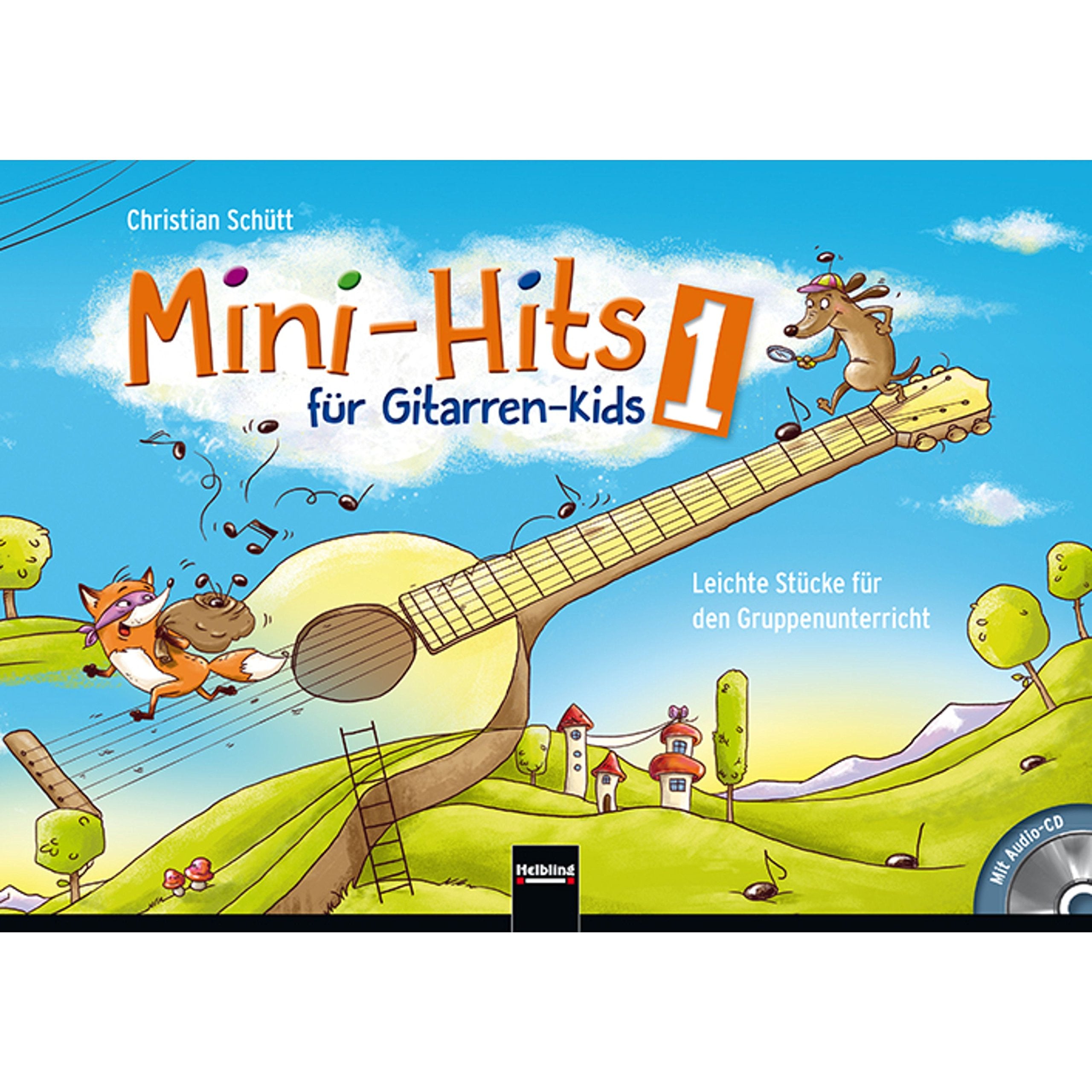 Mini-Hits für Gitarren-Kids 1: Leichte Stücke für den Gruppenunterricht für 3-4 Stimmen Sheet Music
