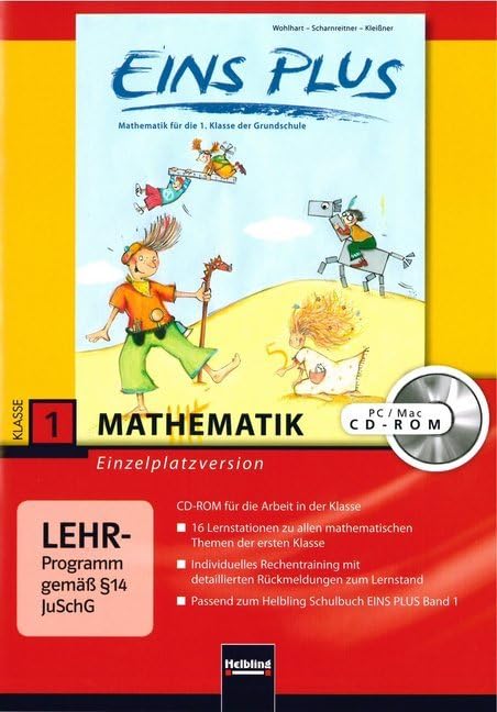 EINS PLUS 1. Ausgabe D. Lernsoftware für die Klasse 1 software