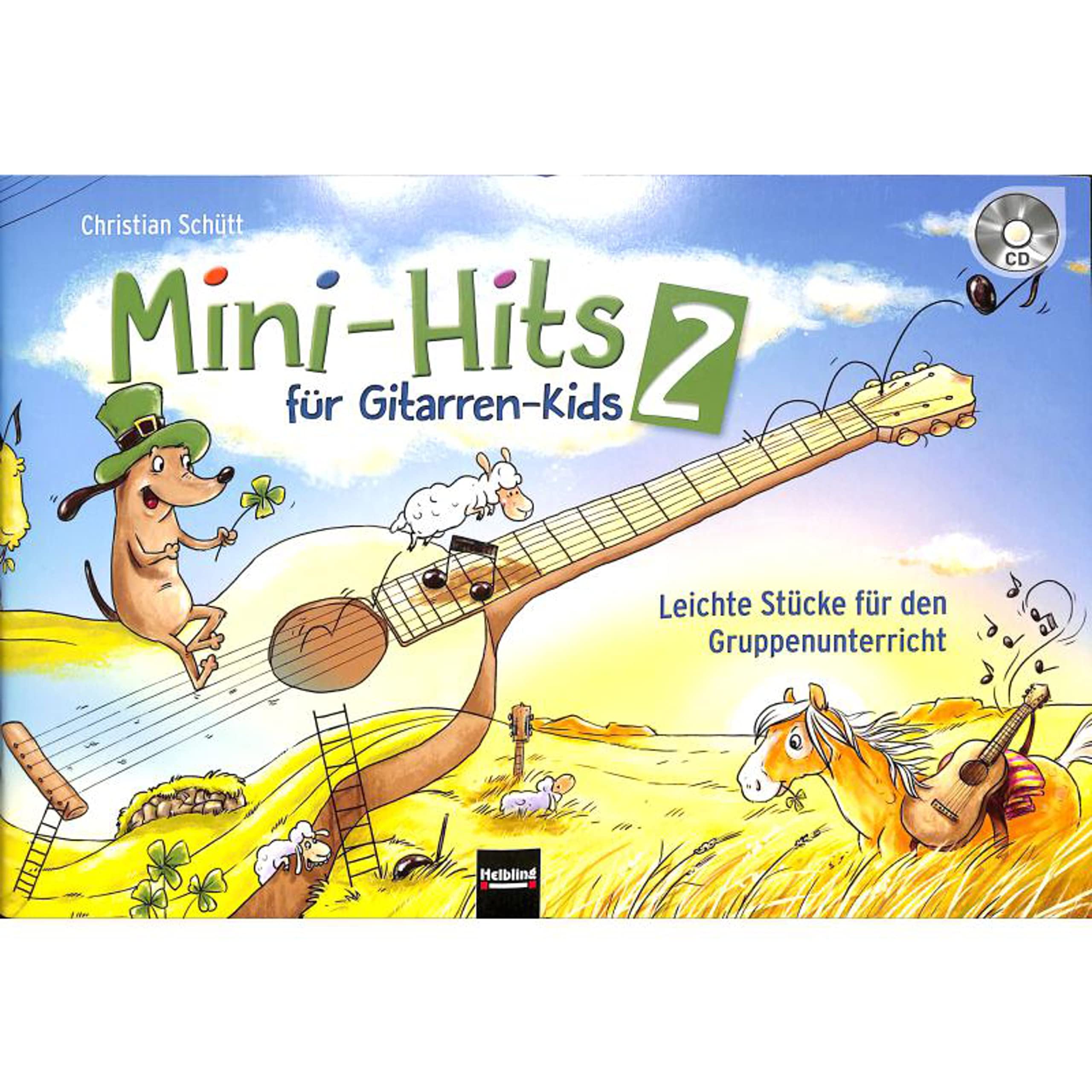 Mini-Hits für Gitarren-Kids 2: Neue Stücke für den Gruppenunterricht für 3-4 Stimmen Sheet Music