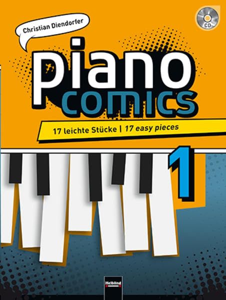 piano comics 1, inkl. Audio-CD: 17 leichte Klavierstücke Arts & Music