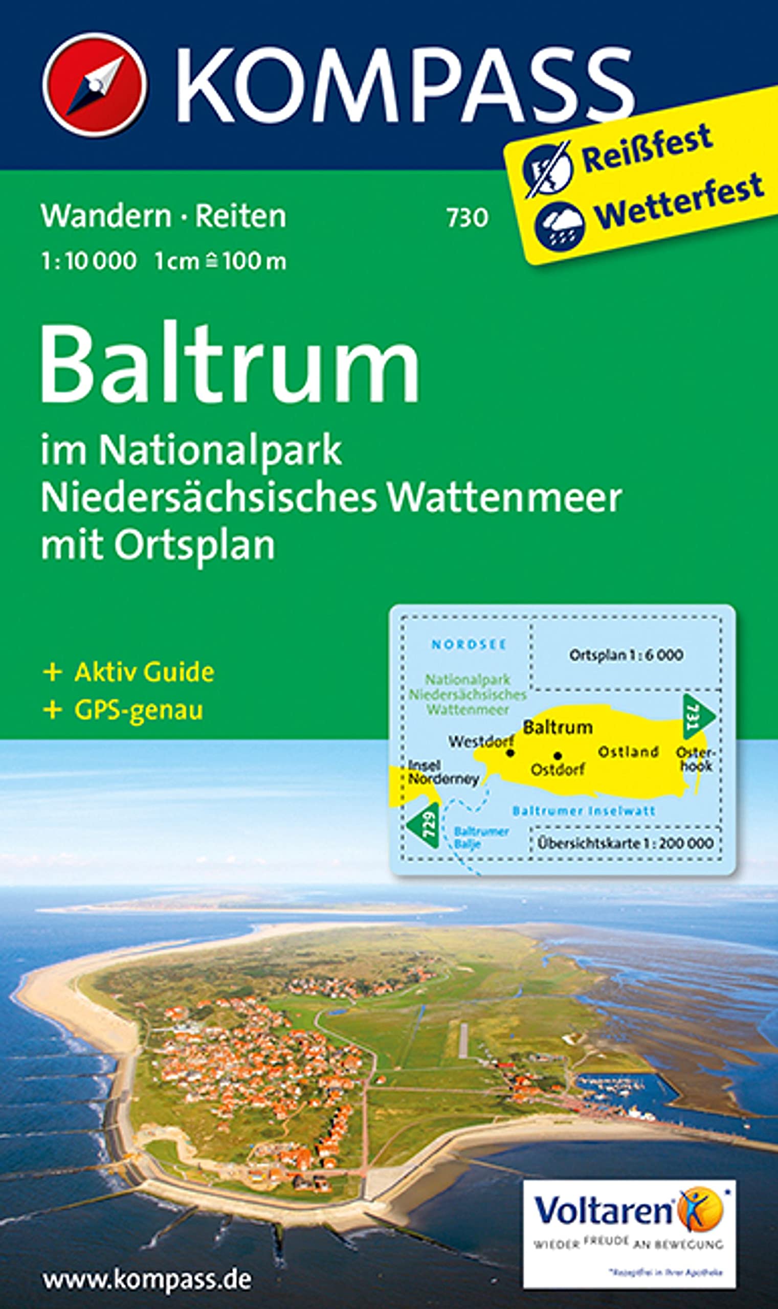 Baltrum im Nationalpark Niedersächsisches Wattenmeer 1 : 10 000 book