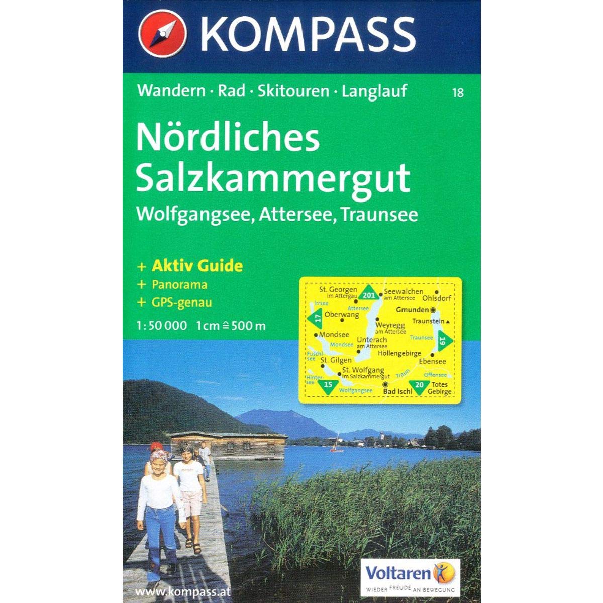 Nördliches Salzkammergut, Wolfgangsee, Attersee, Traunsee 1 : 50 000 Leisure, Home & Garden
