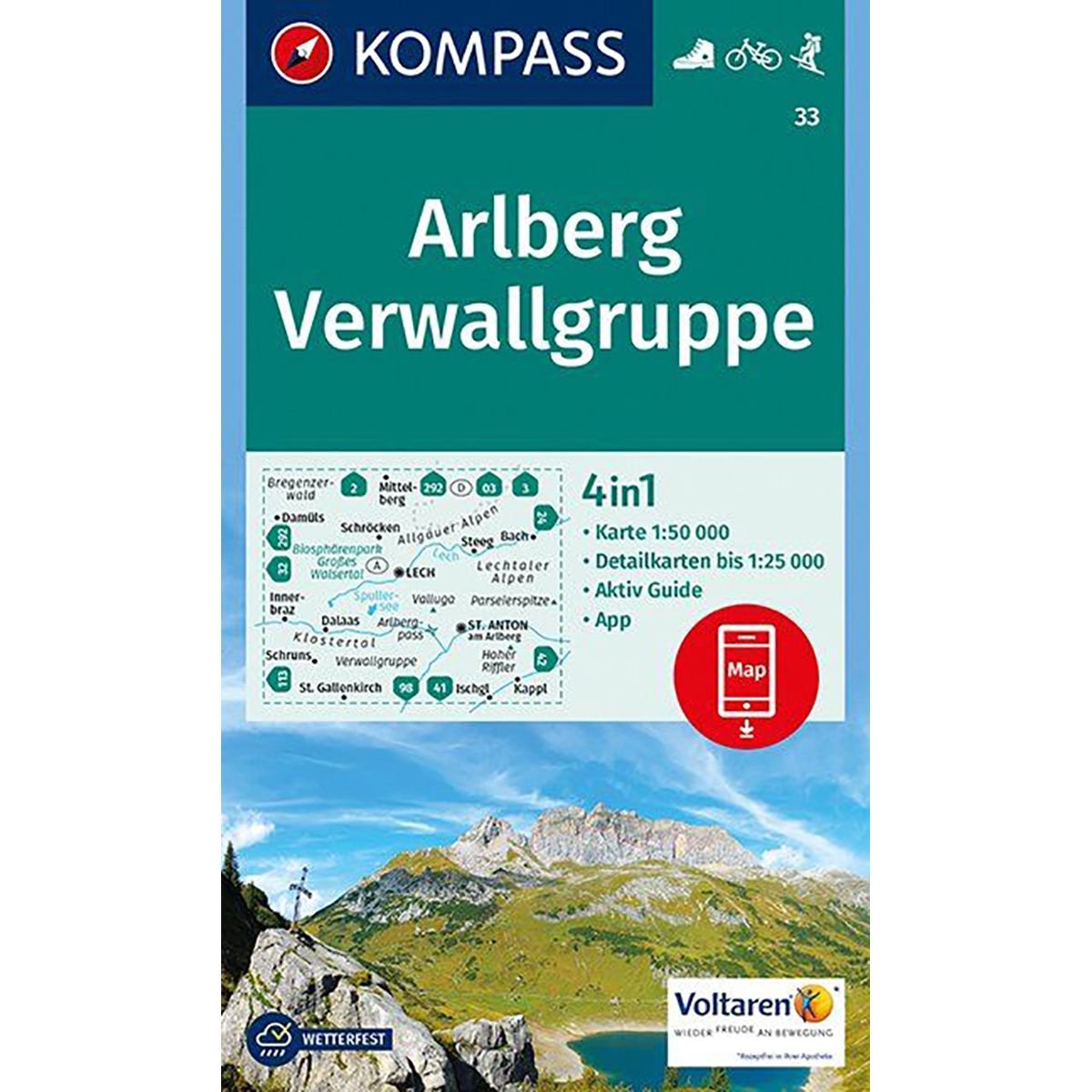 Arlberg - Verwallgruppe 1 : 50 000 Leisure, Home & Garden