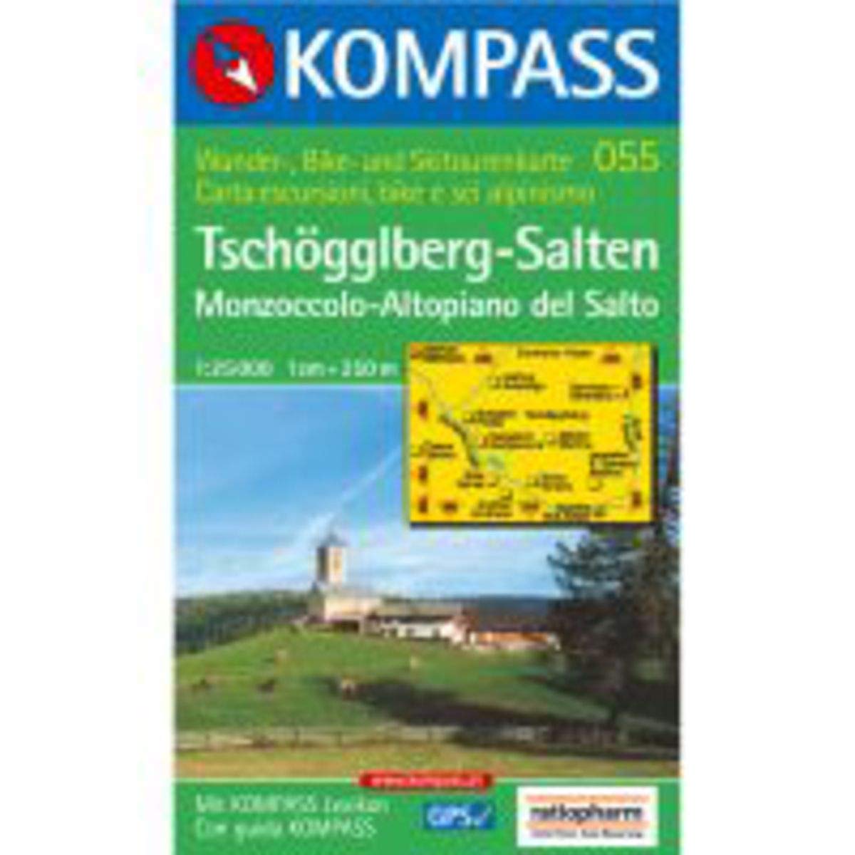 Tschögglberg - Salten /Monzoccolo - Altopiano del Salto 1 : 25 000 Leisure, Home & Garden