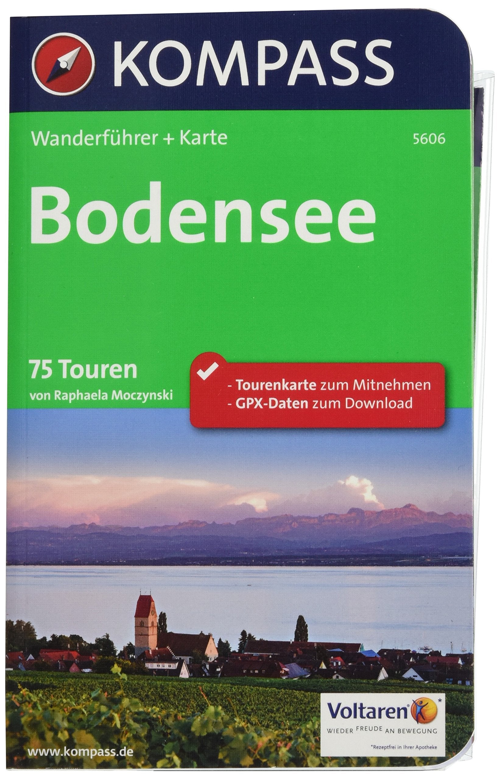 KOMPASS Wanderführer Bodensee: Wanderführer mit Extra-Tourenkarte 1:75.000, 75 Touren, GPX-Daten zum Download. Leisure, Home & Garden