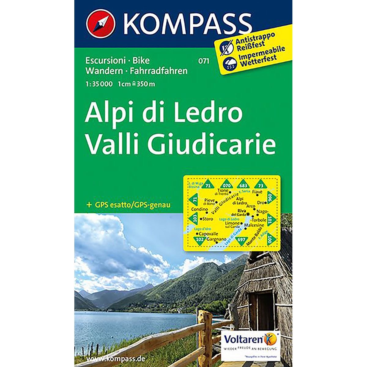 Alpi di Ledro - Valli Giudicarie 1:35 000 Leisure, Home & Garden