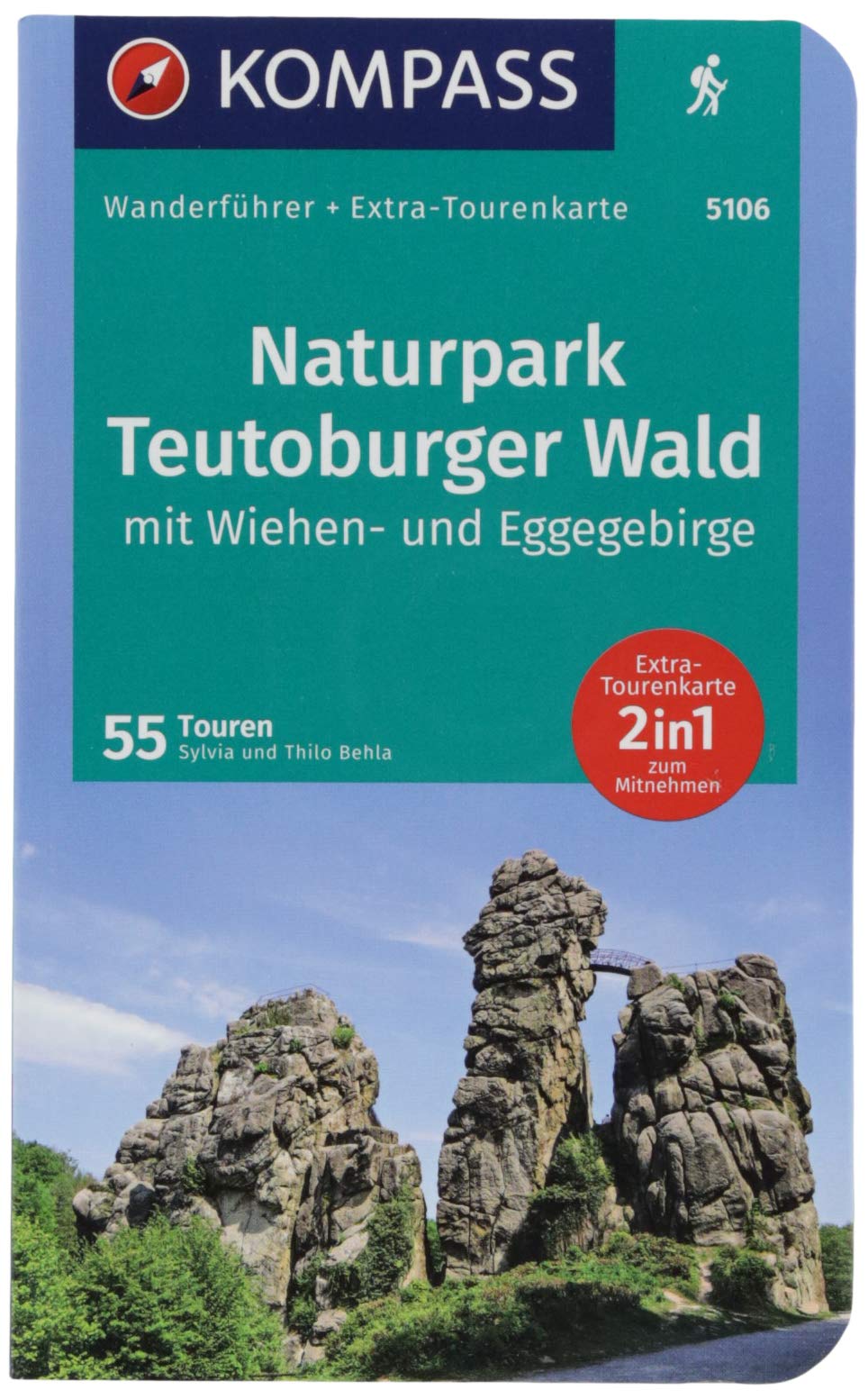 KOMPASS Wanderführer Naturpark Teutoburger Wald mit Wiehen- und Eggegebirge Leisure, Home & Garden