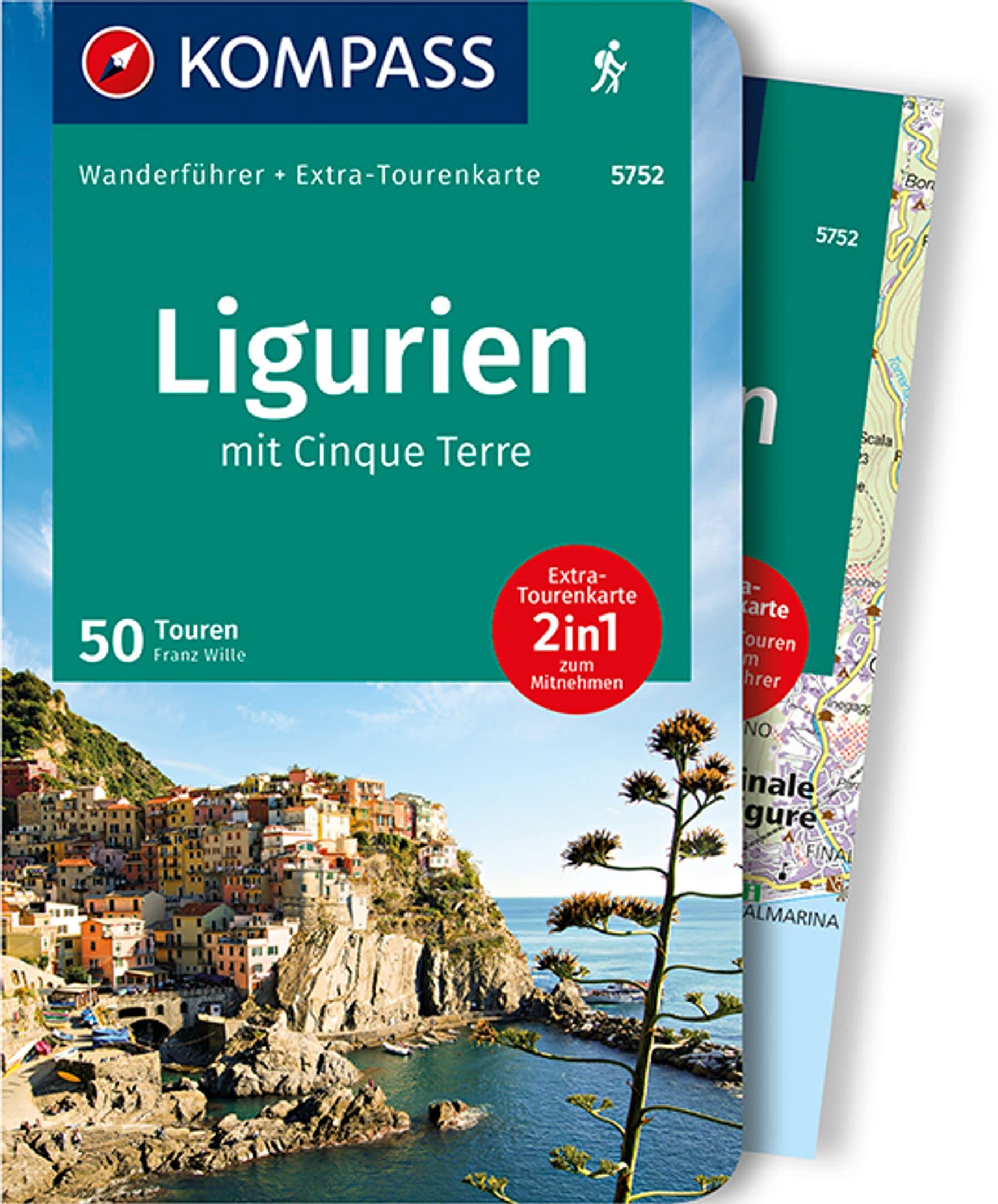 KOMPASS Wanderführer 5752 Ligurien mit Cinque Terre book