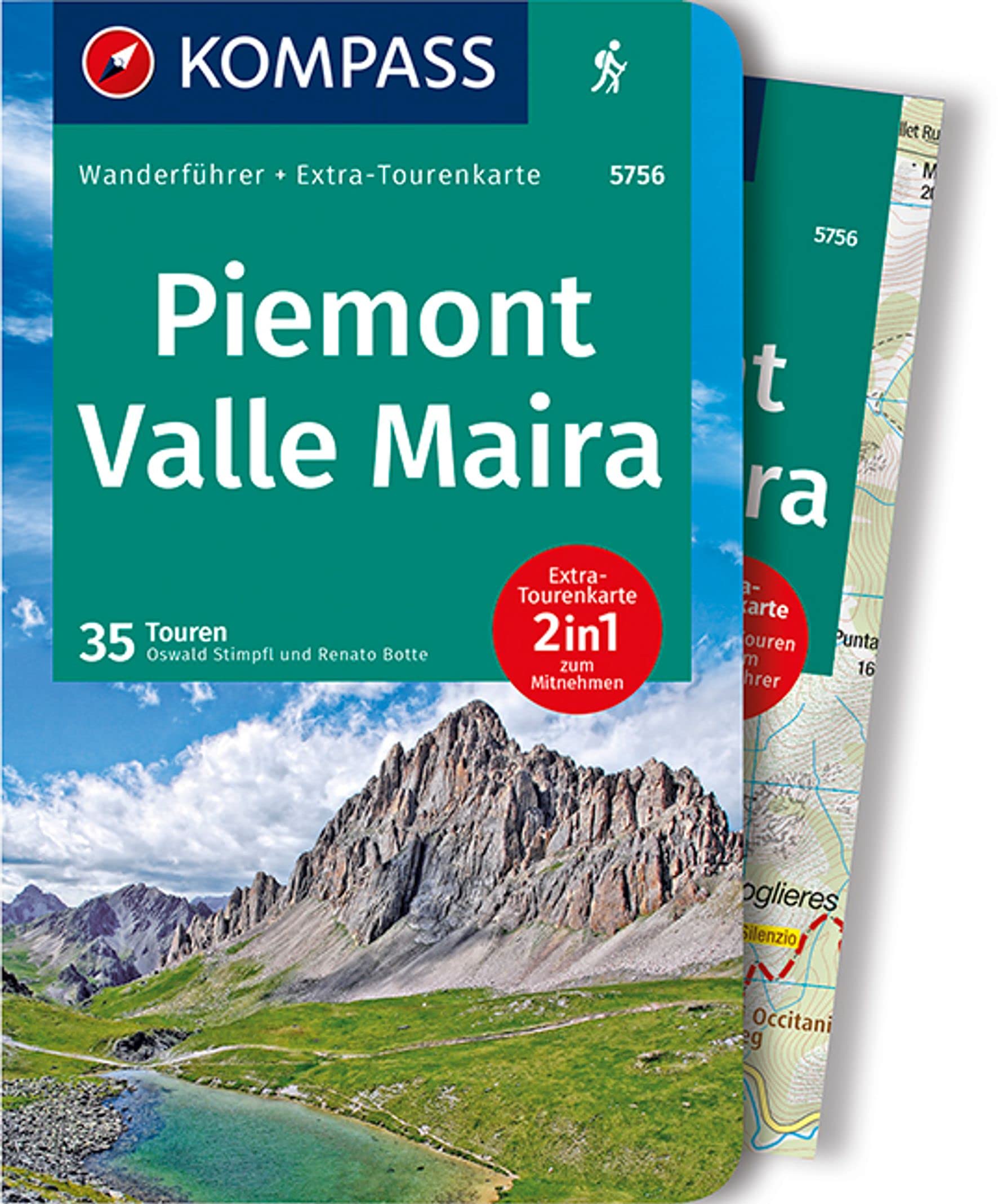 KOMPASS Wanderführer Piemont, Valle Maira, 35 Touren Leisure, Home & Garden