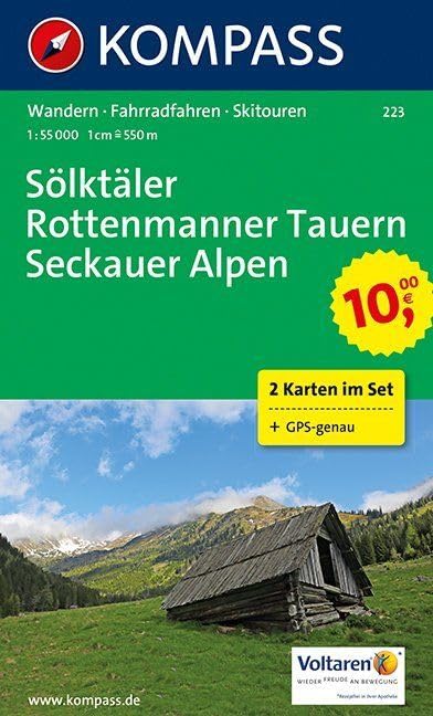 KOMPASS Wanderkarte Sölktäler - Rottenmanner Tauern - Seckauer Alpen 1 : 50 000 Travel