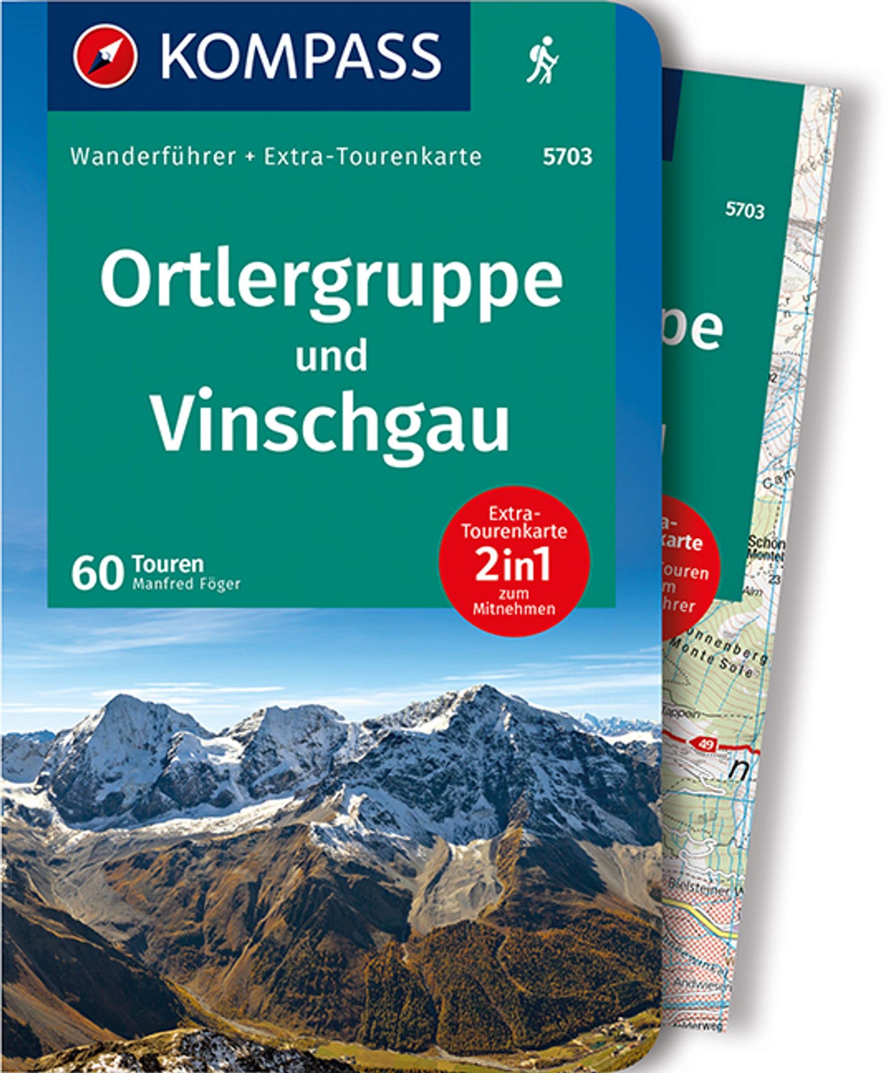 KOMPASS Wanderführer 5703 Ortlergruppe und Vinschgau book