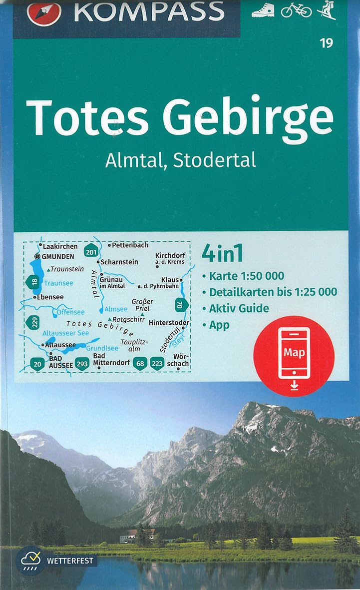 Totes Gebirge, Almtal, Stodertal 1:50 000 Leisure, Home & Garden