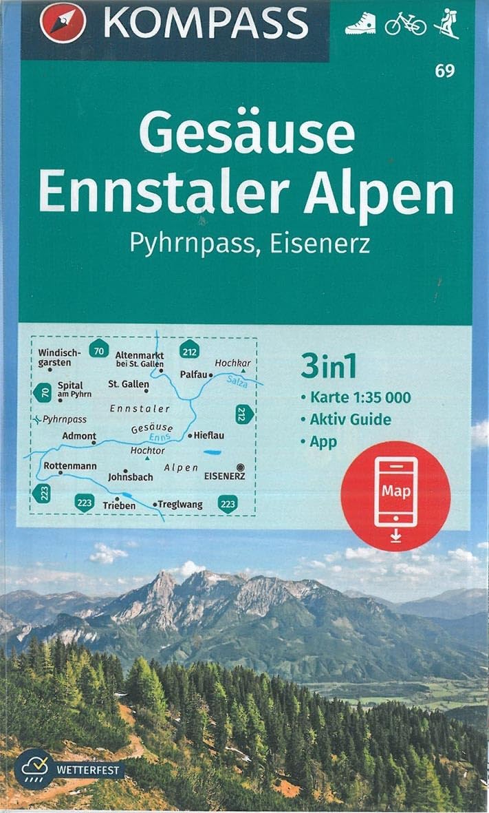 Product Image: Gesäuse, Ennstaler Alpen, Pyhrnpass, Eisenerz
