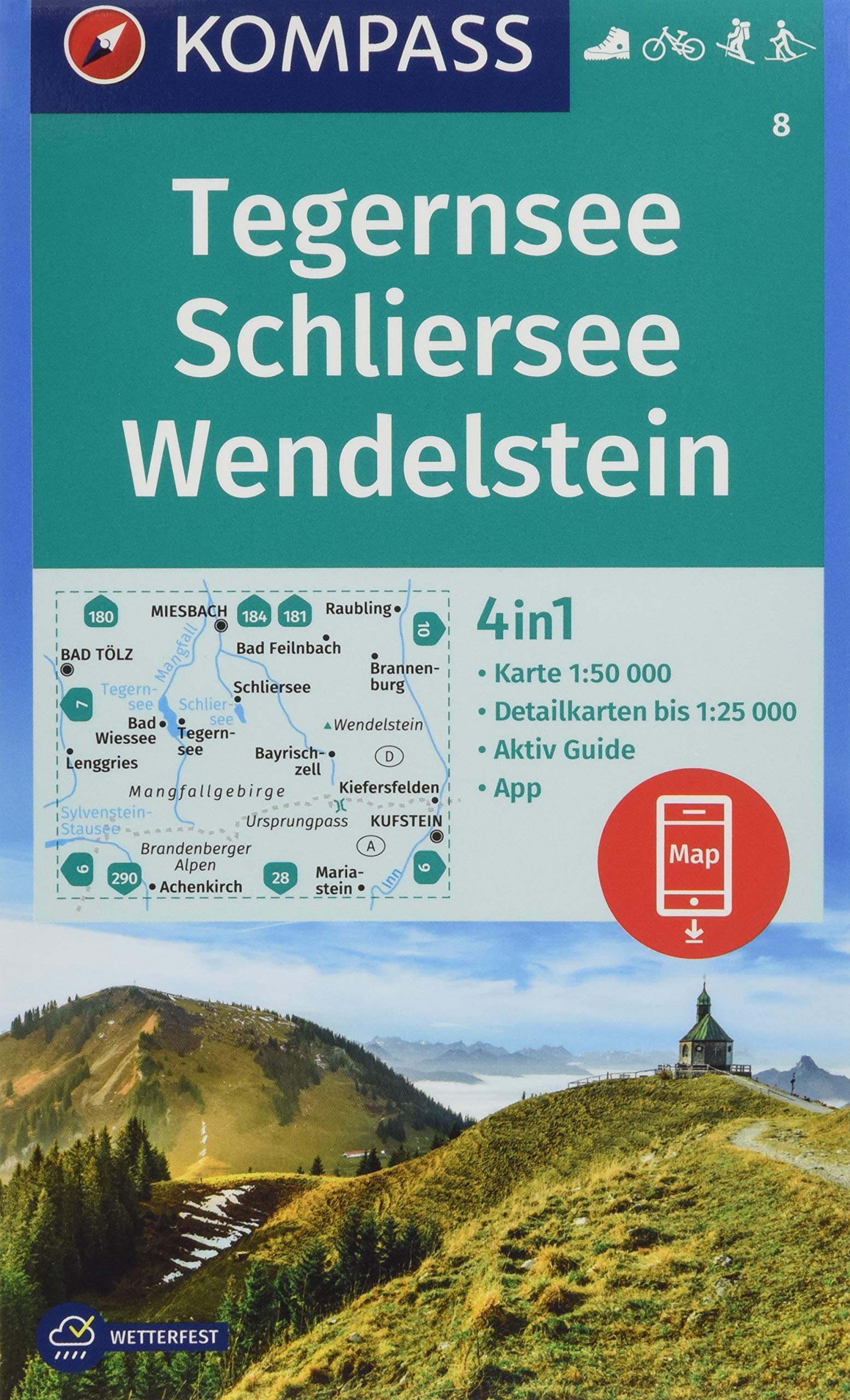 Tegernsee, Schliersee, Wendelstein 1:50 000 Leisure, Home & Garden