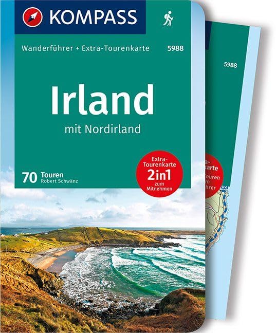 KOMPASS Wanderführer Irland mit Nordirland: Wanderführer mit Extra-Tourenkarte 1:50000, 70 Touren, GPX-Daten zum Download. Leisure, Home & Garden