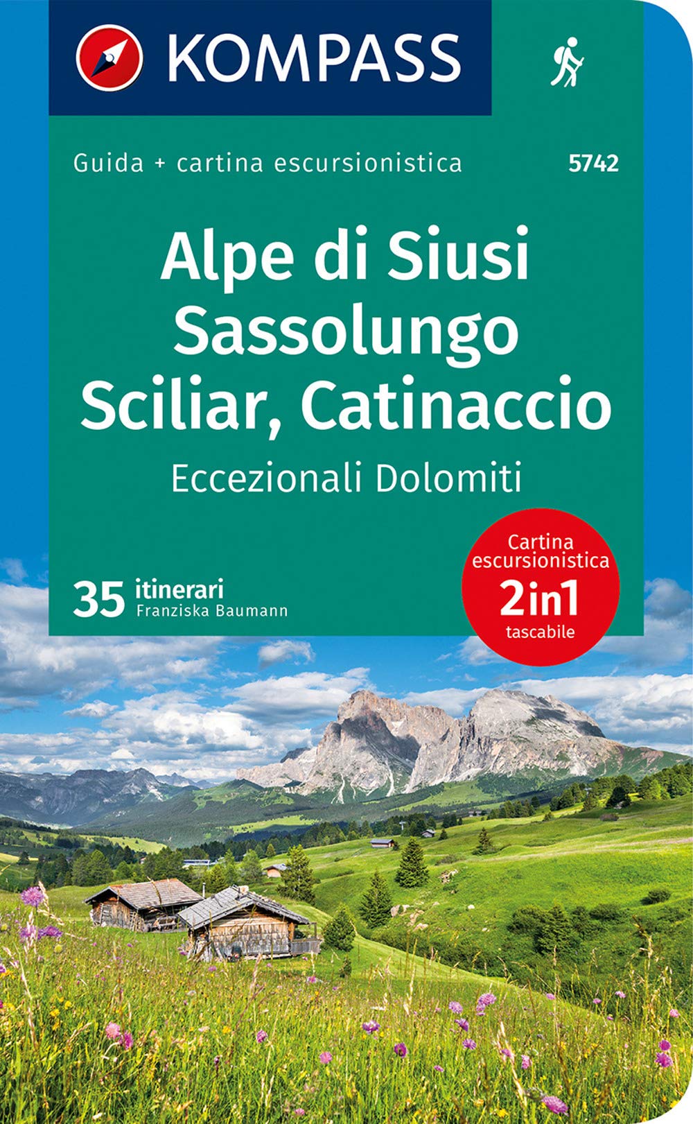 KOMPASS guida escursionistica Alpe di Siusi, Sassolungo, Sciliar, Catinaccio, italienische Ausgabe Leisure, Home & Garden