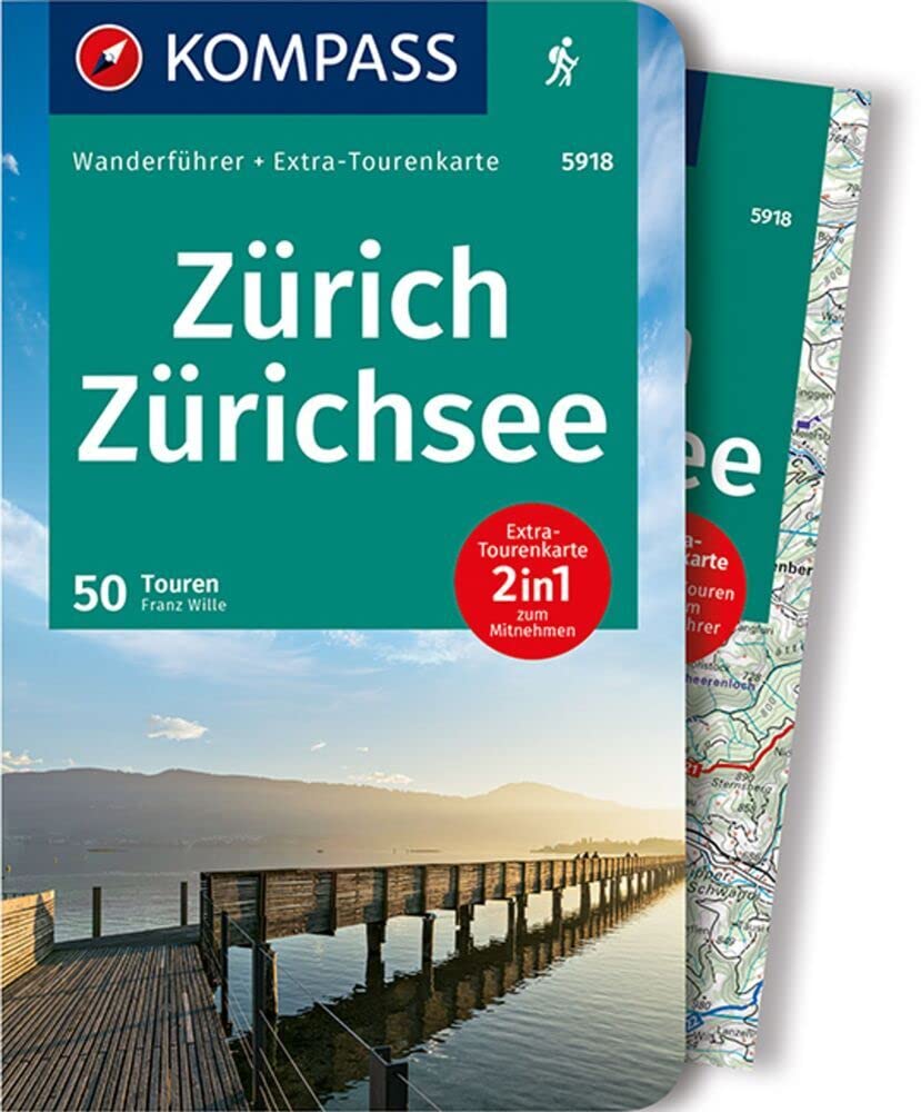 KOMPASS Wanderführer Zürich, Zürichsee, 50 Touren mit Extra-Tourenkarte: GPS-Daten zum Download Leisure, Home & Garden