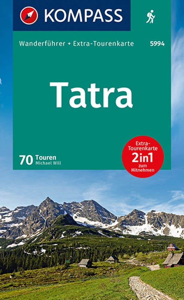 KOMPASS Wanderführer Tatra, 70 Touren Travel Books
