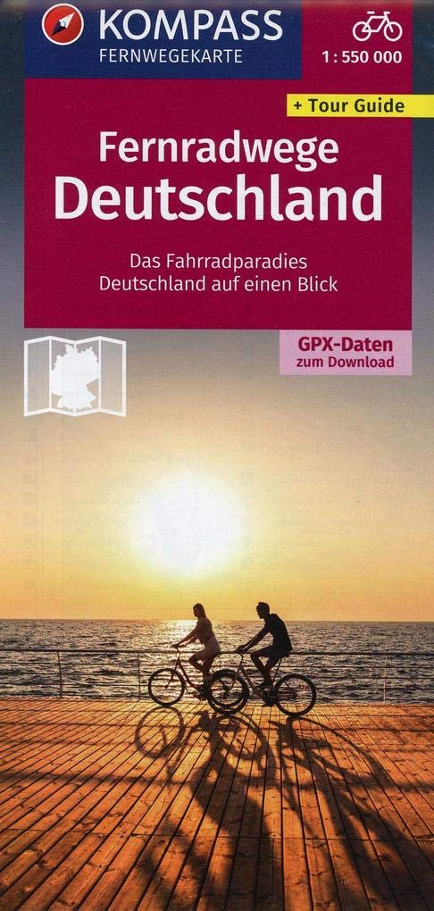 KOMPASS Radfernwege Deutschland 1:550 000 Leisure, Home & Garden