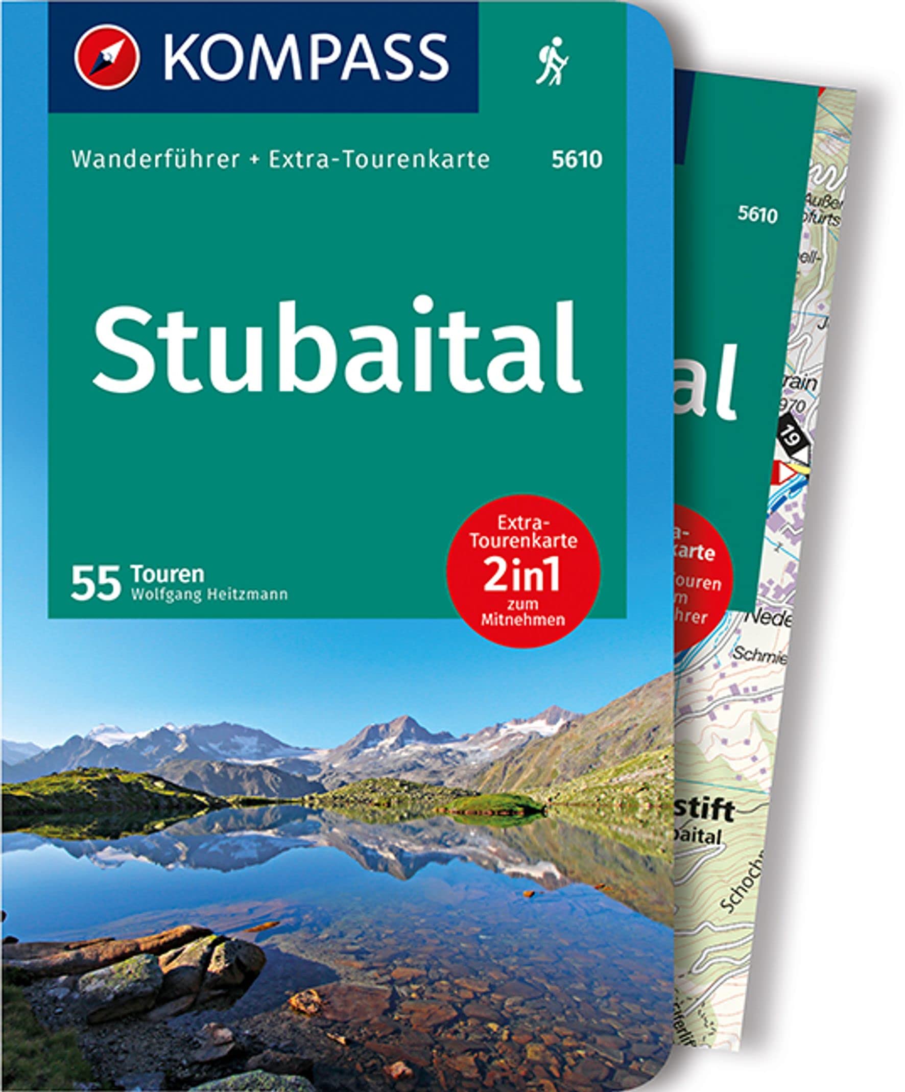 KOMPASS Wanderführer Stubaital, 55 Touren: mit Extra-Tourenkarte Maßstab 1:25.000, GPX-Daten zum Download Leisure, Home & Garden