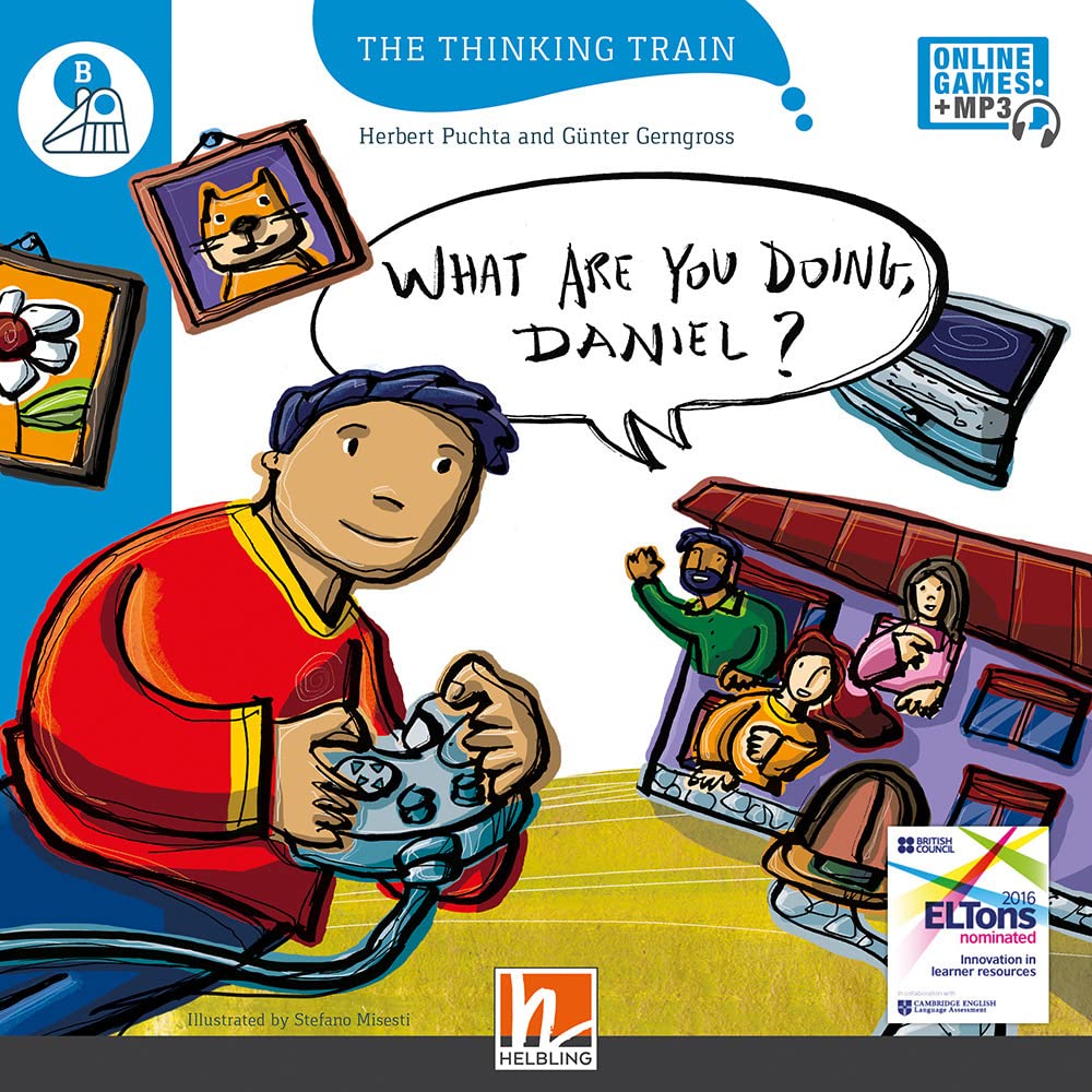 Product Image: The Thinking Train, Level b / WHAT ARE YOU DOING, DANIEL?, mit Online-Code