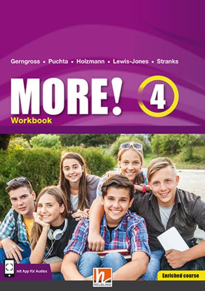 MORE! 4 Workbook Enriched Course mit E-Book+: SbNr 190481 (Helbling Languages) Foreign Languages ​​& Dictionaries