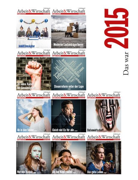 Das war 2015 - Arbeit und Wirtschaft Sammelband book