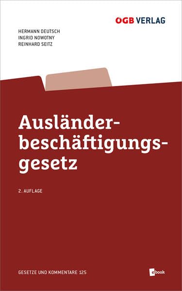 Ausländerbeschäftigungsgesetz (Gesetze und Kommentare) Law