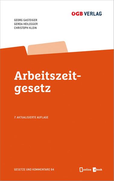 Arbeitszeitgesetz (Gesetze und Kommentare) Law