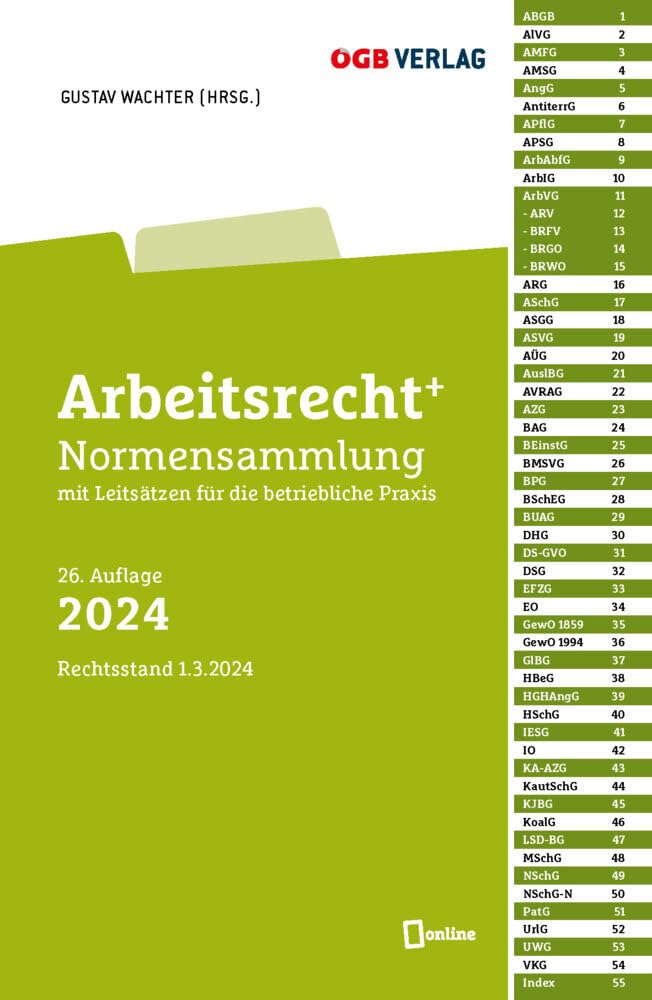 Arbeitsrecht+: Normensammlung für die betriebliche Praxis 2024 (Gesetze und Kommentare) Law