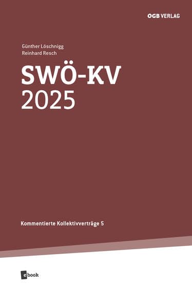 SWÖ-KV 2025 (Kommentierte Kollektivverträge) Law