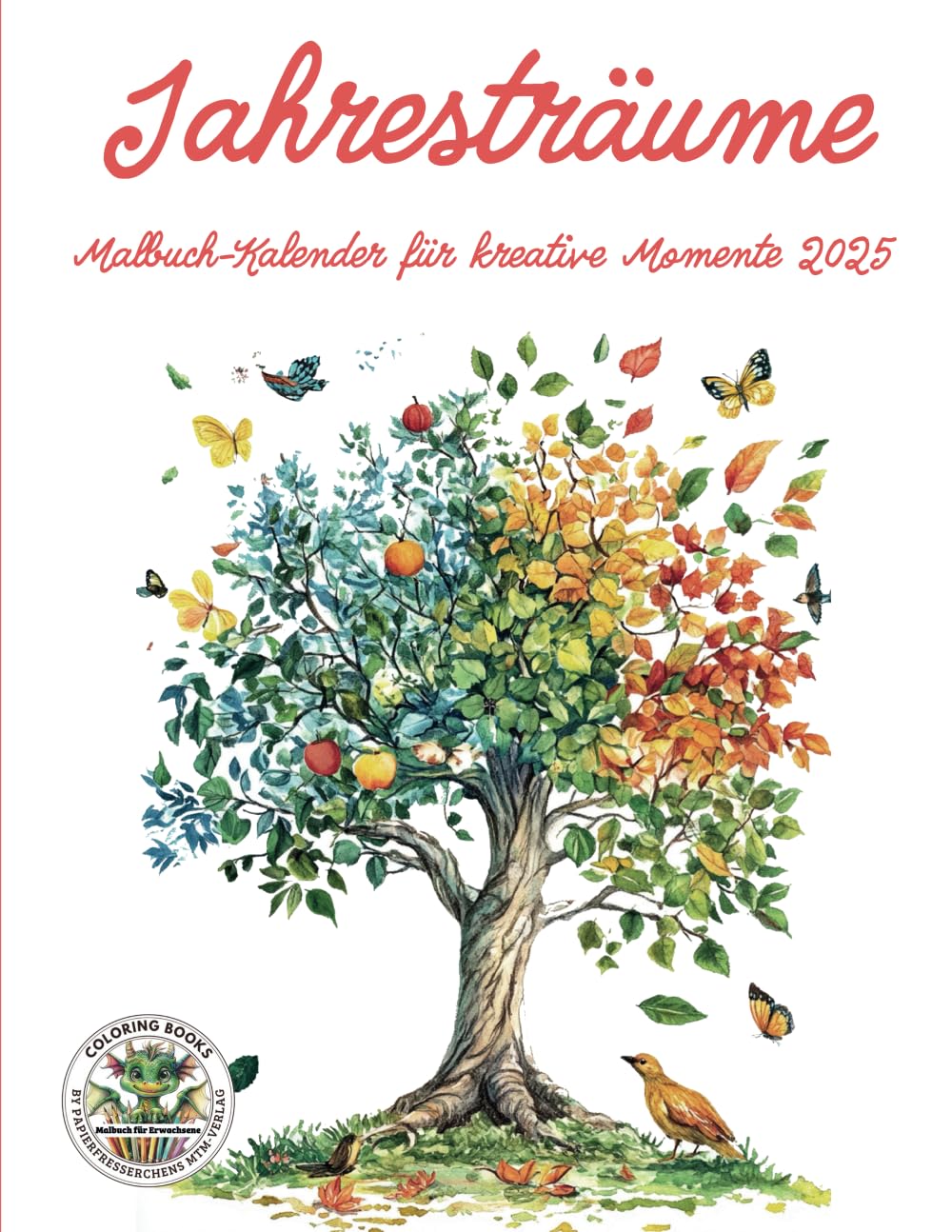 Jahresträume - Malbuch-Kalender für kreative Momente 2025 Film, Art & Culture
