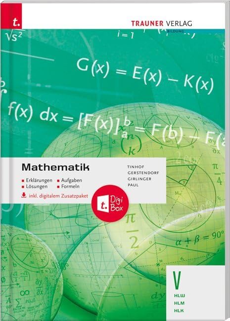 Mathematik V HLW/HLM/HLK inkl. digitalem Zusatzpaket - Erklärungen, Aufgaben, Lösungen, Formeln Study Guides