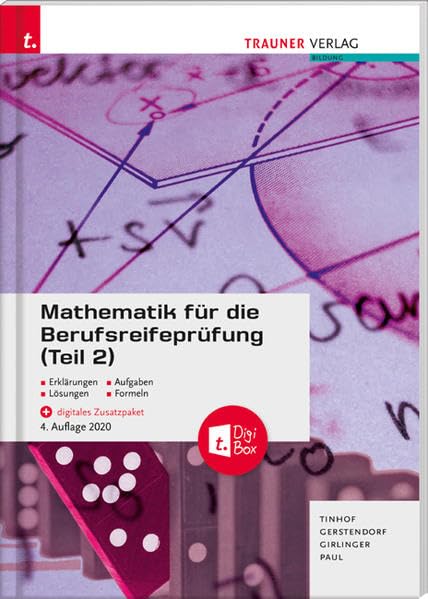 Mathematik für die Berufsreifeprüfung (Teil 2) + digitales Zusatzpaket + E-Book Study Guides