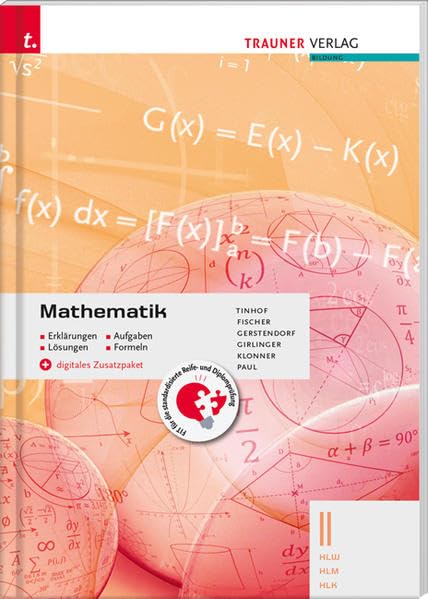 Mathematik II HLW/HLM/HLK + digitales Zusatzpaket - Erklärungen, Aufgaben, Lösungen, Formeln Study Guides