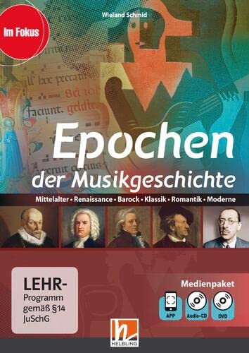 Epochen der Musikgeschichte, Multimediapaket + App Sheet Music