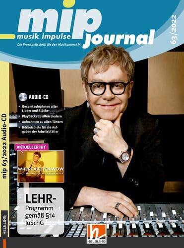 mip-Journal 63/2022 - Audio-CD: Die Praxiszeitschrift für den Musikunterricht der 5. bis 10. Jahrgangsstufe (mip-journal: Die Praxiszeitschrift für den Musikunterricht der 5. bis 10. Jahrgangsstufe) Study Guides